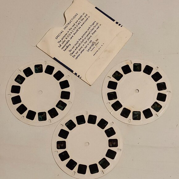 VINTAGE Superman Meets Computer Crook View Master Reels lot of 3 1970 - Picture 2 of 6